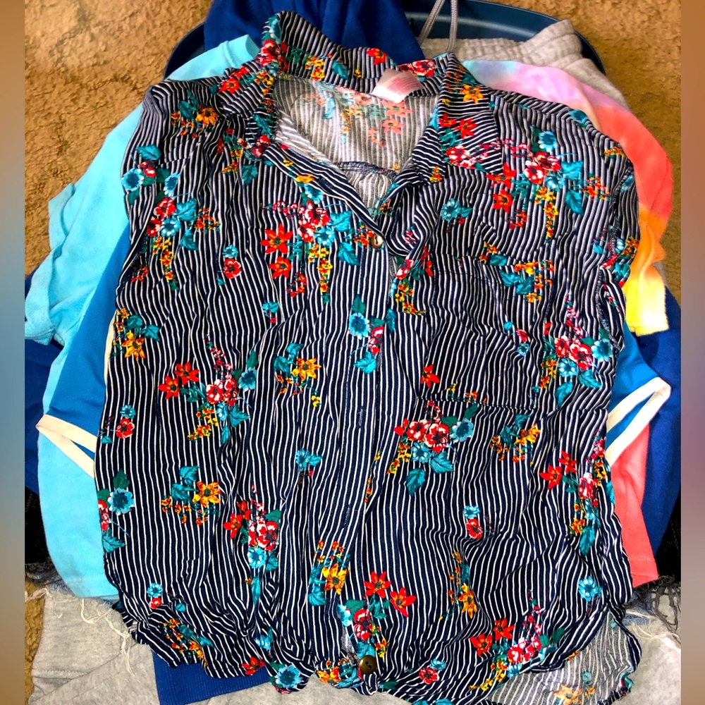 No boundaries med (7-9) flowers with stripes
